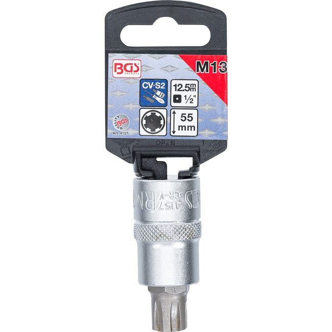 BGS Dopsleutelbit 1/2" wigprofiel (voor RIBE) M13