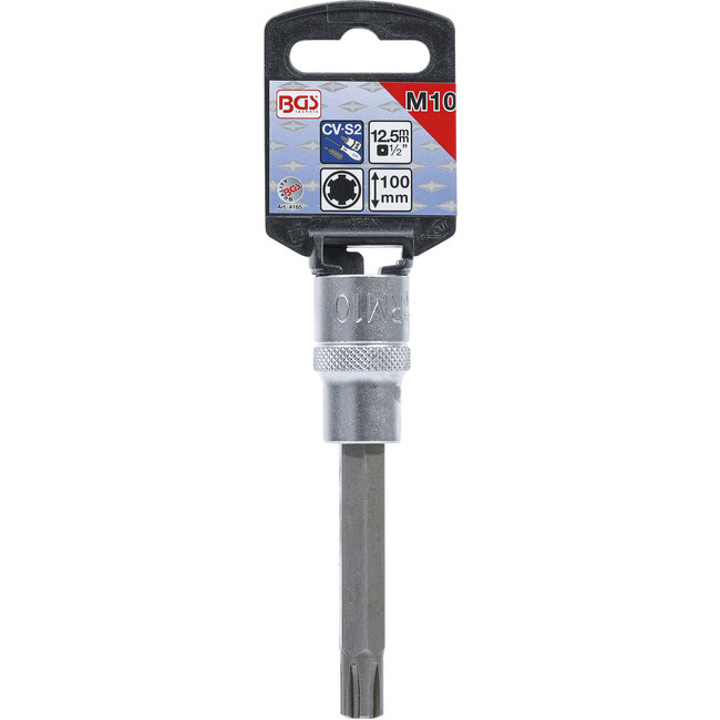 BGS Dopsleutelbit lengte 100 mm 1/2" wigprofiel (voor RIBE) M10