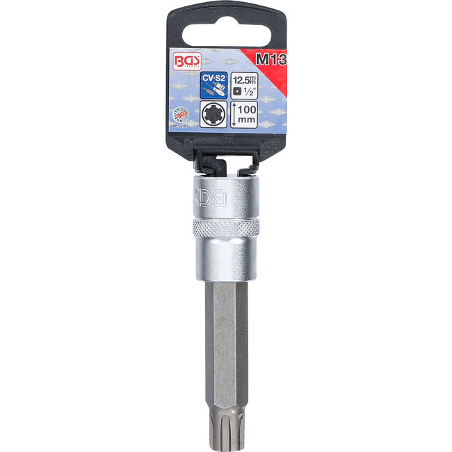 BGS Dopsleutelbit lengte 100 mm 1/2" wigprofiel (voor RIBE) M13