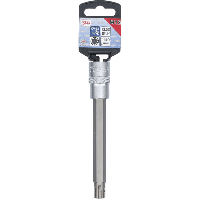 BGS Dopsleutelbit lengte 140 mm 1/2" wigprofiel (voor RIBE) M12