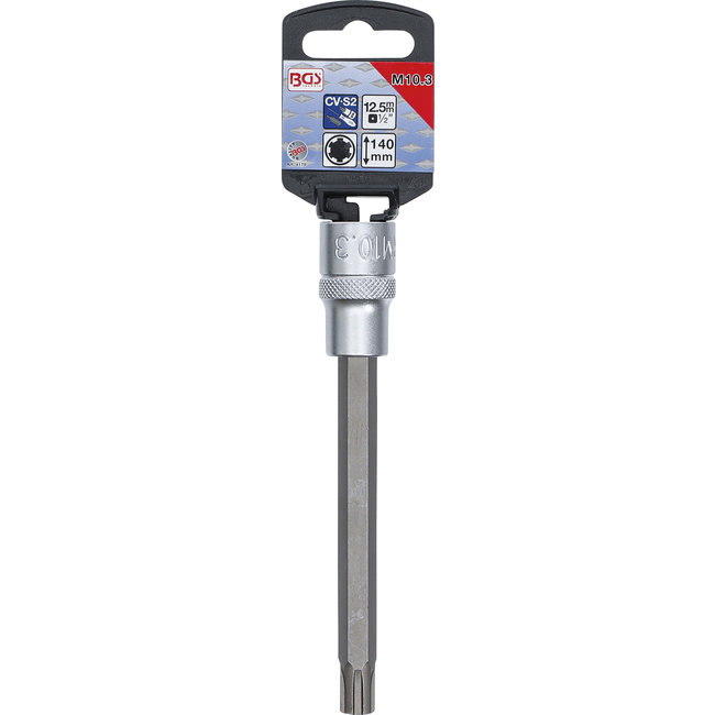 BGS Dopsleutelbit lengte 140 mm 1/2" wigprofiel (voor RIBE) M10,3