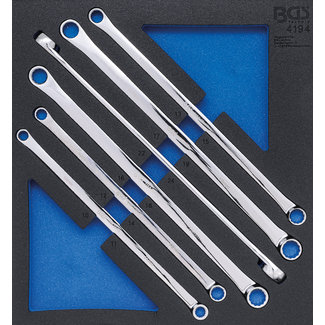 BGS technic Ringsleutelset extra lang 10 x 11 - 22 x 24 mm 6 delig