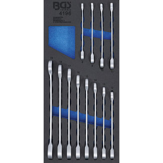 BGS technic Ratelring-steeksleutelset 8 - 19 mm 12 delig