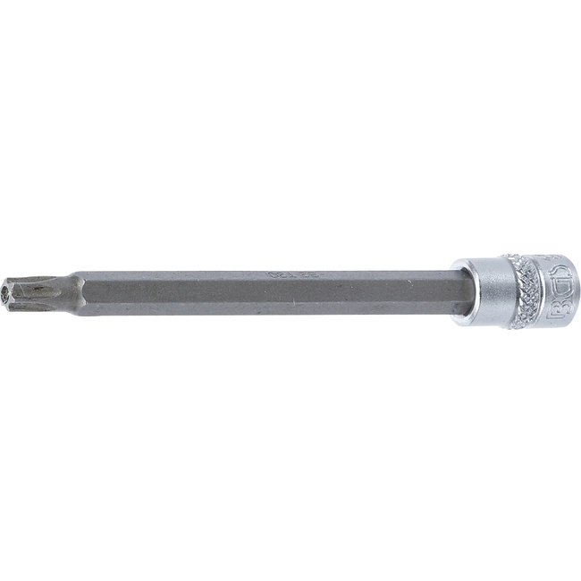 BGS Dopsleutelbit lengte 100 mm 1/4" Torx met boring T30