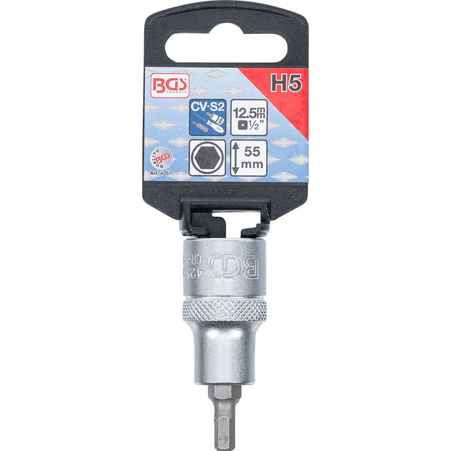 BGS Dopsleutelbit 1/2" INBUS 5 mm