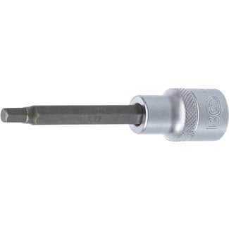 BGS technic Dopsleutelbit lengte 100 mm 1/2" INBUS 6 mm
