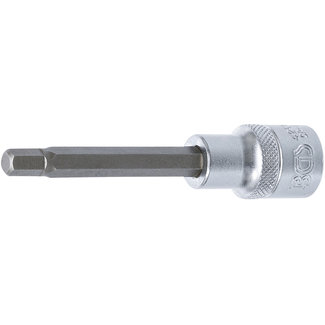 BGS technic Dopsleutelbit lengte 100 mm 1/2" INBUS 7 mm
