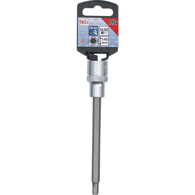 BGS Dopsleutelbit lengte 140 mm 1/2" INBUS 6 mm