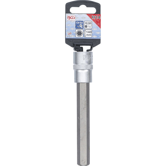 BGS Dopsleutelbit lengte 140 mm 1/2" INBUS 14 mm