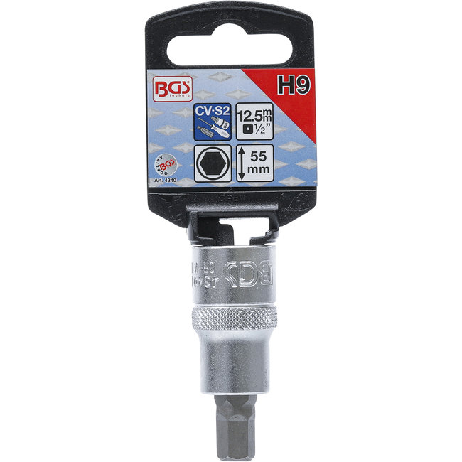 BGS Dopsleutelbit 1/2" INBUS 9 mm