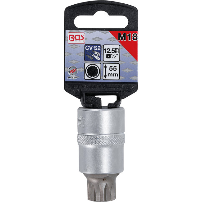 BGS Dopsleutelbit 1/2" veeltand (voor XZN) M18