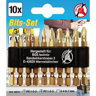 BGS technic Bitset "Gold" 10 delig