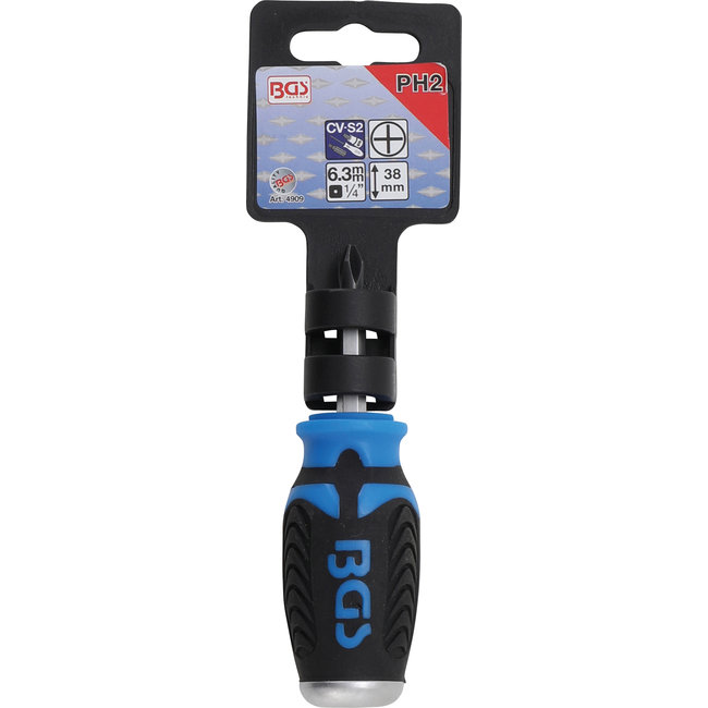 BGS Schroevendraaier kruiskop PH2 x 38 mm