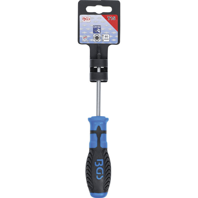 BGS Schroevendraaier Torx T15 x 80 mm