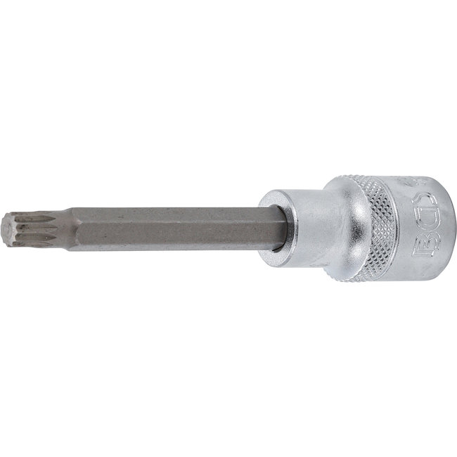 BGS Dopsleutelbit lengte 100 mm 1/2" veeltand (voor XZN) M8