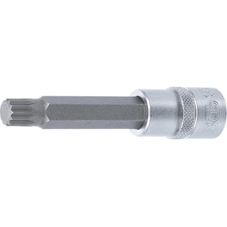 BGS technic Dopsleutelbit lengte 100 mm 1/2" veeltand (voor XZN) M12