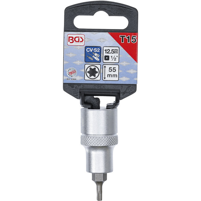 BGS Dopsleutelbit 1/2" Torx T15