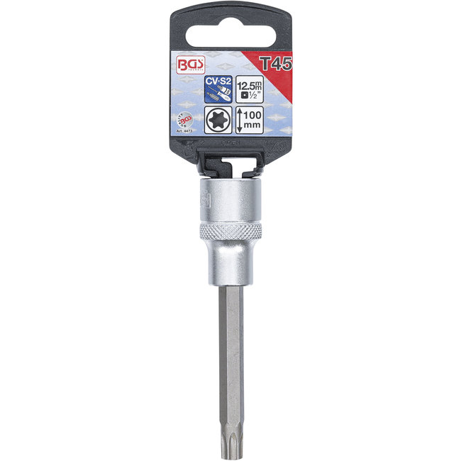 BGS Dopsleutelbit lengte 100 mm 1/2" Torx T45