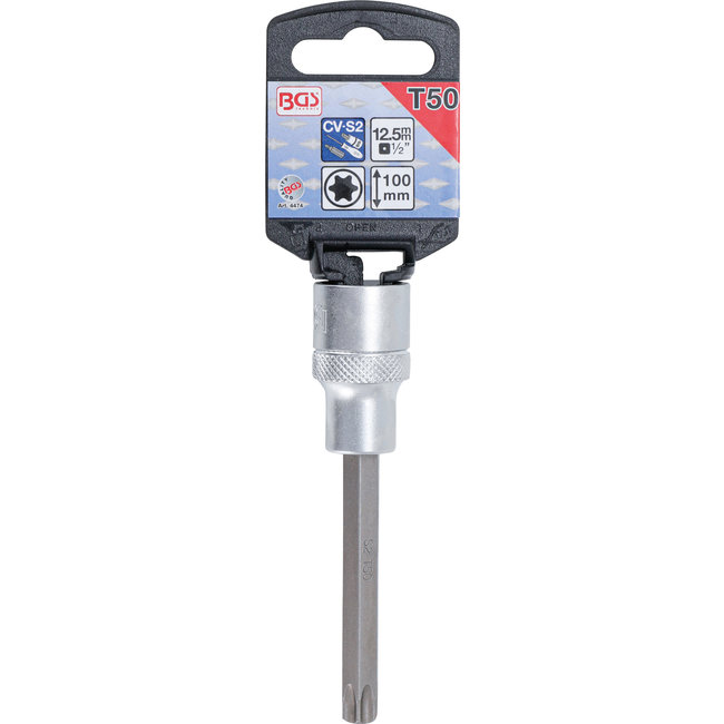 BGS Dopsleutelbit lengte 100 mm 1/2" Torx T50