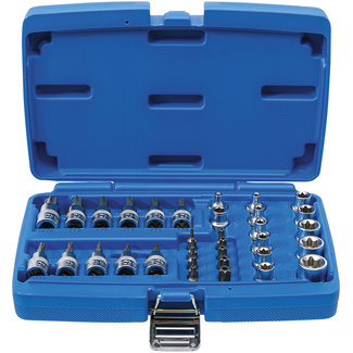 BGS technic Dopsleutelbit- en doppenset 3/8" Torx 34 delig