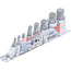 BGS Dopsleutelbitset - veeltand (voor XZN) - M4 t/m M16 - 8 delig