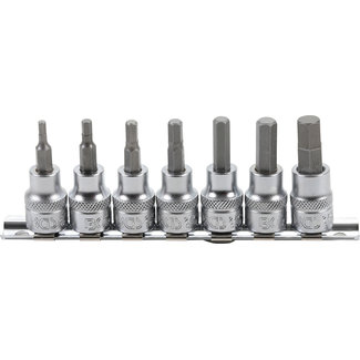 BGS technic Dopsleutelbitset 3/8" INBUS 1/8" - 3/8" inches 7 delig