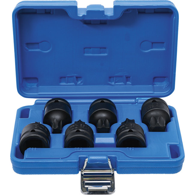 BGS Kracht dopsleutelbitset 3/4" Torx T55 - T100 6 delig