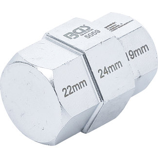 BGS technic Motorfiets dopsleutel 19 - 22 - 24 mm