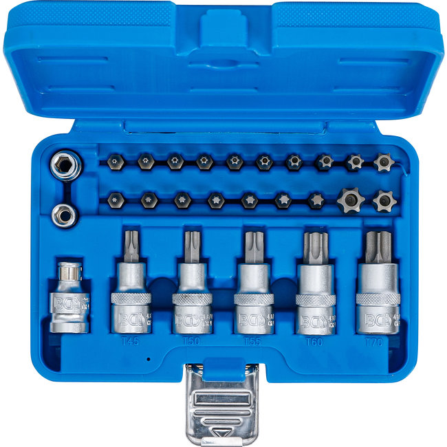 BGS Dopsleutelbit- en dopsleutelset 1/2" Torx 27 delig