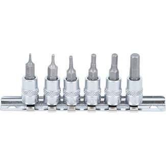 BGS technic Dopsleutelbitset 1/4" INBUS 1,5 - 6 mm 6 delig