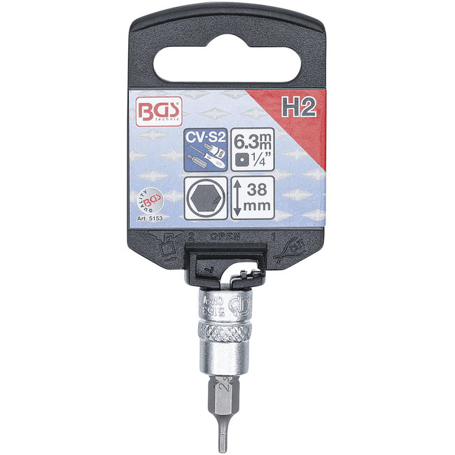 BGS Dopsleutelbit 1/4" INBUS 2 mm