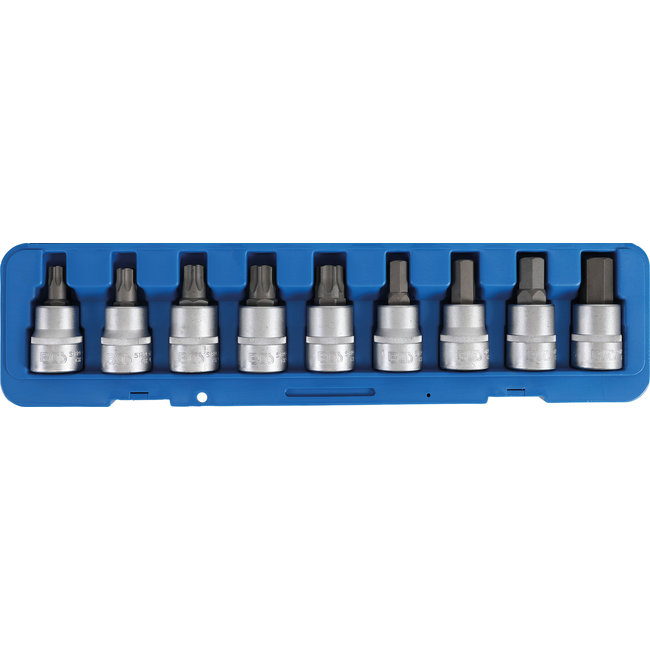 BGS Dopsleutelbitset 3/4" INBUS en Torx 9 delig