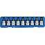 BGS Dopsleutelbitset 3/4" INBUS en Torx 9 delig