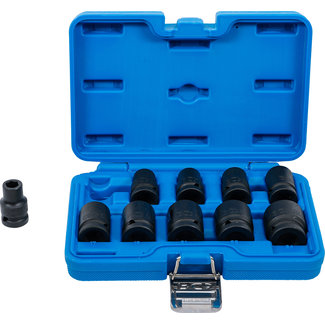 BGS technic Kracht doppenset zeskant 1/2" 10 - 24 mm 10 delig