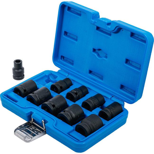 BGS Kracht doppenset zeskant 1/2" 10 - 24 mm 10 delig