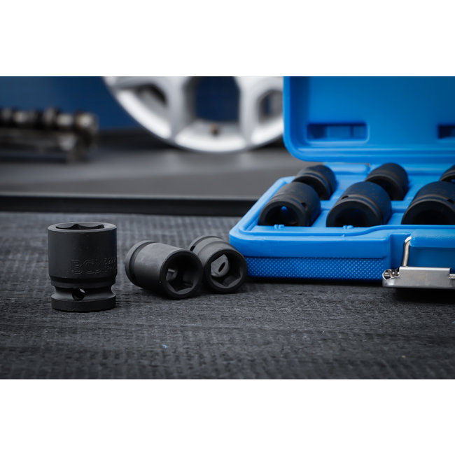 BGS Kracht doppenset zeskant 1/2" 10 - 24 mm 10 delig