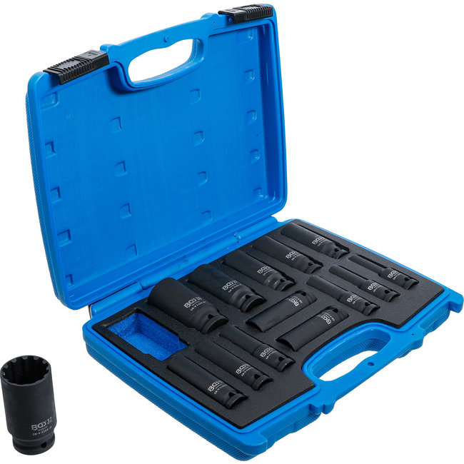 BGS Kracht doppenset Gear Lock 1/2" 10 - 32 mm 14 delig