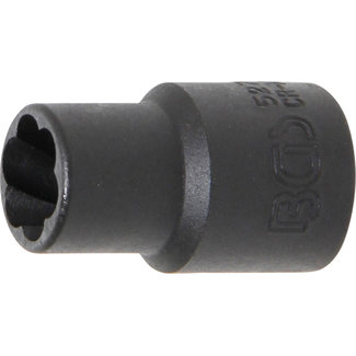 BGS technic Spiraalprofiel-dopsleuteldop / schroefuitdraaier 3/8" 10 mm