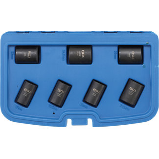 BGS technic Spiraalprofiel-doppenset / schroefuitdraaier 17 - 26 mm 7 delig