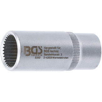 BGS technic Dopsleutel veeltand voor injectiepompen bij Mercedes-Benz dieselmotoren 33 tanden