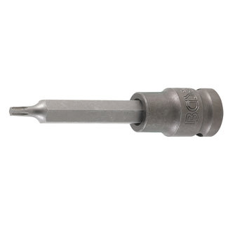 BGS technic Kracht dopsleutelbit lengte 100 mm 1/2" Torx T25