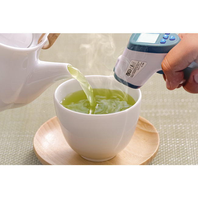 BGS Voorhoofd-koortsthermometer contactloos, infrarood voor meting van personen + voorwerpen 0 - 100°