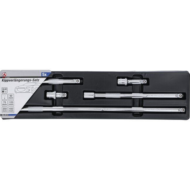 BGS Kantelverlengstukset 1/2" 5 delig