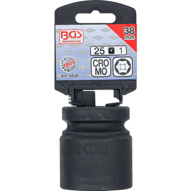 BGS Kracht dopsleuteldop zeskant 1" 38 mm