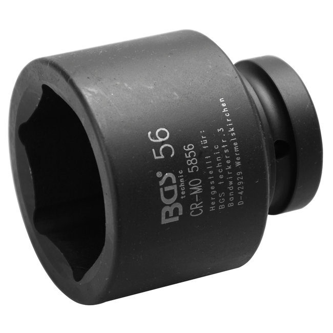 BGS Kracht dopsleuteldop zeskant 1" 56 mm