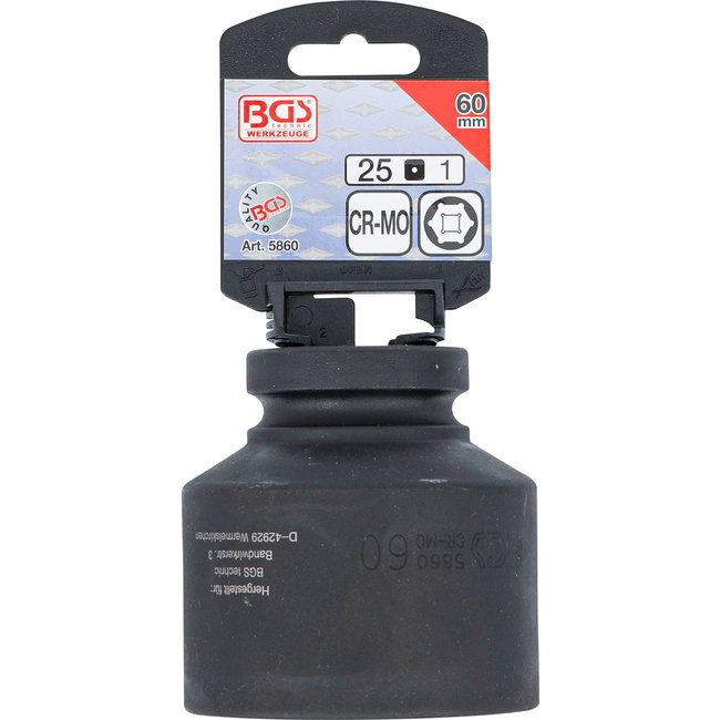 BGS Kracht dopsleuteldop zeskant 1" 60 mm