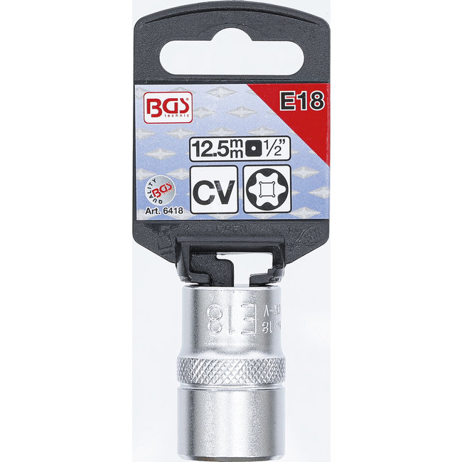 BGS Dopsleuteldop E-profiel 1/2" E18