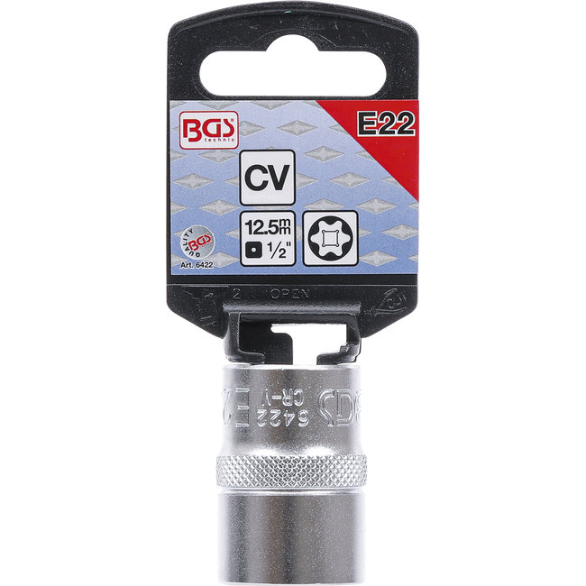 BGS Dopsleuteldop E-profiel 1/2" E22