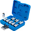 BGS Doppenset E-profiel 1/2" E10-E24, 9 delig