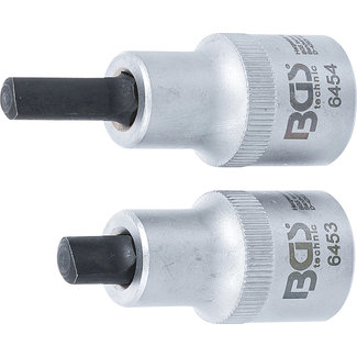 BGS Dopsleutel voor veerpoot spreider 1/2" 5 x 7 mm + 5,5 x 8,2 mm 2 delig